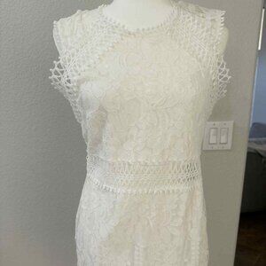 Fabro White Lace Dress BRAND NEW! [Sz. XL]